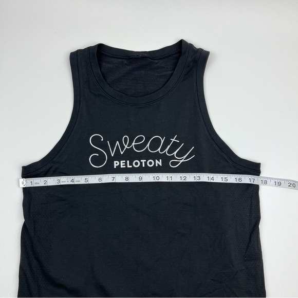 Lululemon Peloton Sweaty Swiftly Breathe Muscle Tank Black Black - Picture 3 of 5